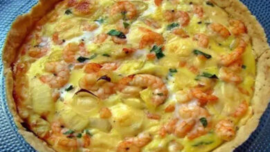 Quiche cremoso de requeijão