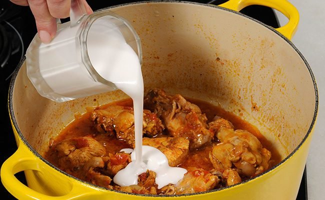 Frango com Leite de Coco