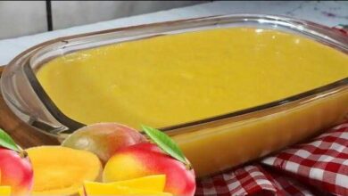 Receita de mousse de manga fácil