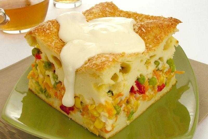 Torta de legumes com requeijão maravilhosa