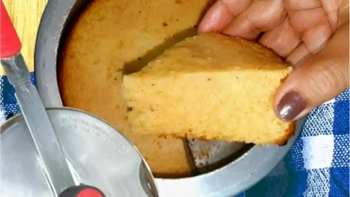 Bolo de fubá na panela de pressão, rápido, macio e irresistível, confira