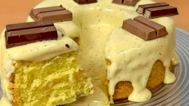 Bolo vulcão de maracujá, explosão de sabor, faça já!