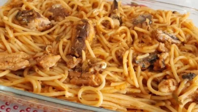 Macarronada com sardinha, uma delícia de uma panela só, vem ver