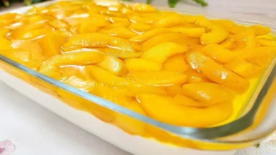 Pêssego cremoso, uma sobremesa de Natal que todos vão amar