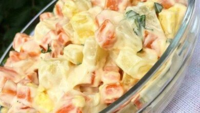 Salada Completa com Maionese Caseira