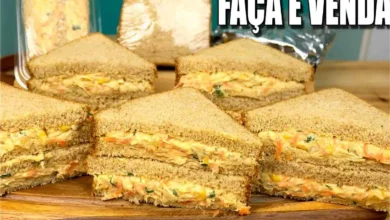 Sanduíche natural de frango, saboroso e saudável para todos os dias