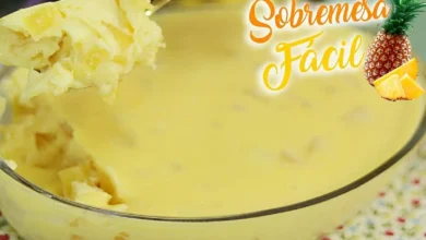 Sobremesa refrescante de abacaxi para a família, confira agora como preparar